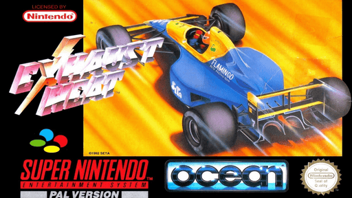 Exhaust Heat box art for Super Nintendo
